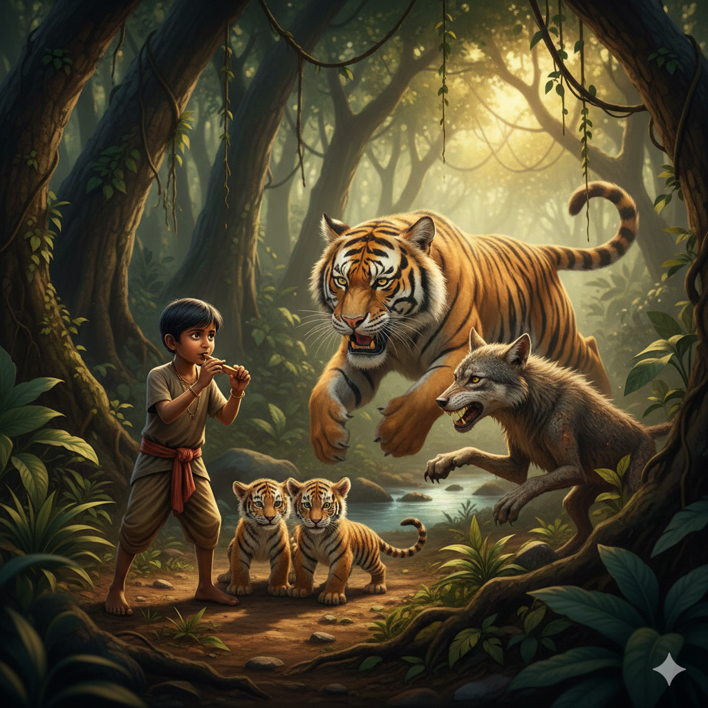 संतोष आणि वाघ Santosh And Tiger