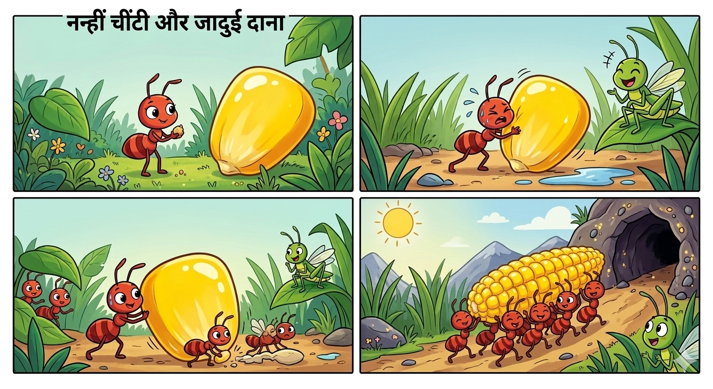 The Little Ant and the Magic Grain: Small Steps, Big Victories